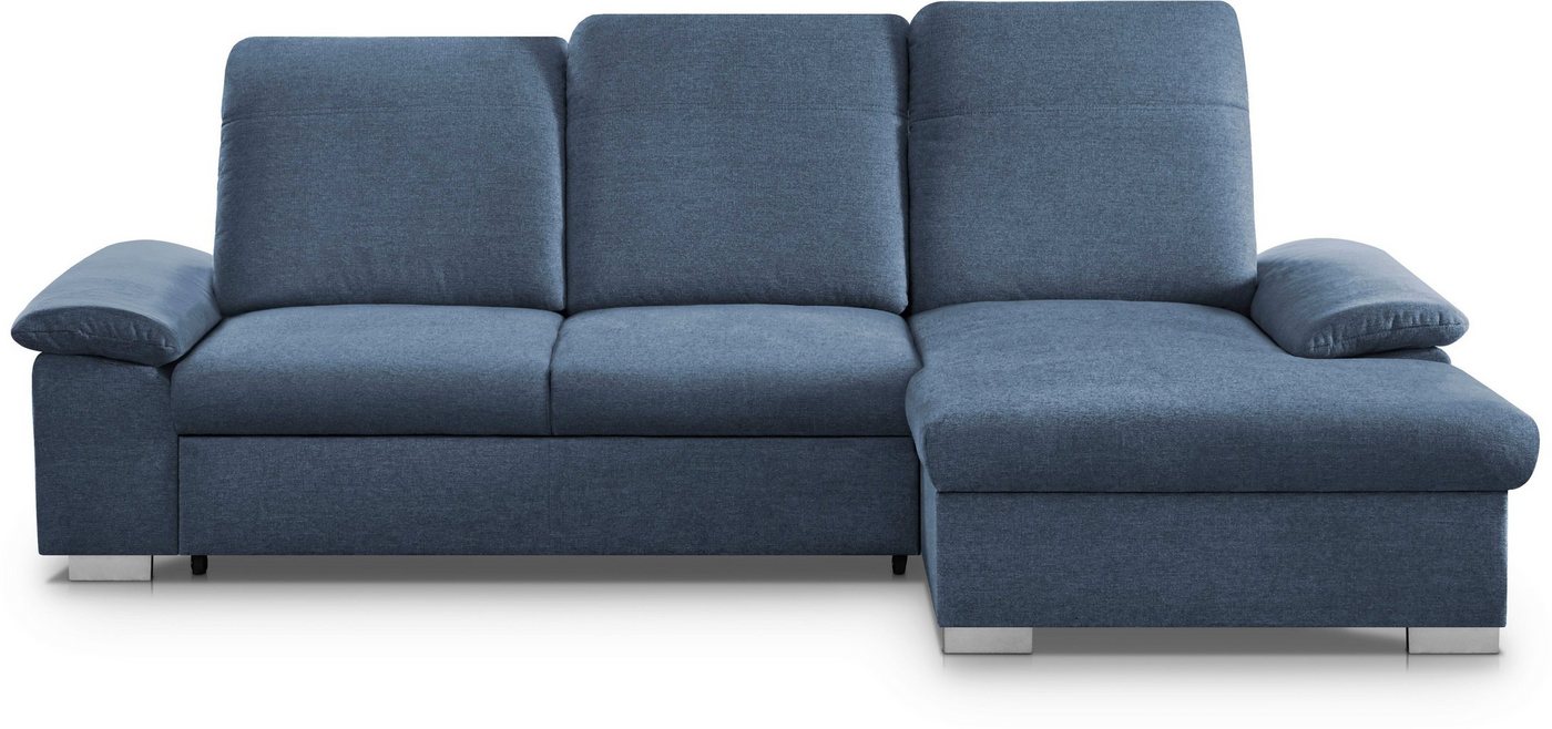 CALIZZA INTERIORS Ecksofa Moli 2 L-Form, Bettkasten, Schlaffunktion, Kopfteilverstellung, Sitztiefenverstellung von CALIZZA INTERIORS