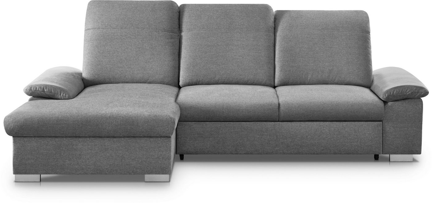 CALIZZA INTERIORS Ecksofa Moli 2, Bettkasten, Schlaffunktion, Kopfteilverstellung, Sitztiefenverstellung von CALIZZA INTERIORS