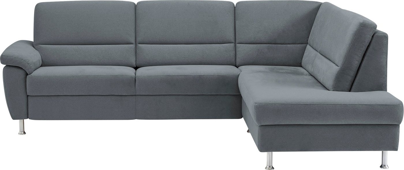 CALIZZA INTERIORS Ecksofa Onyx, Ottomane links oder rechts, wahlweise mit Bettfunktion, Breite 257 cm von CALIZZA INTERIORS