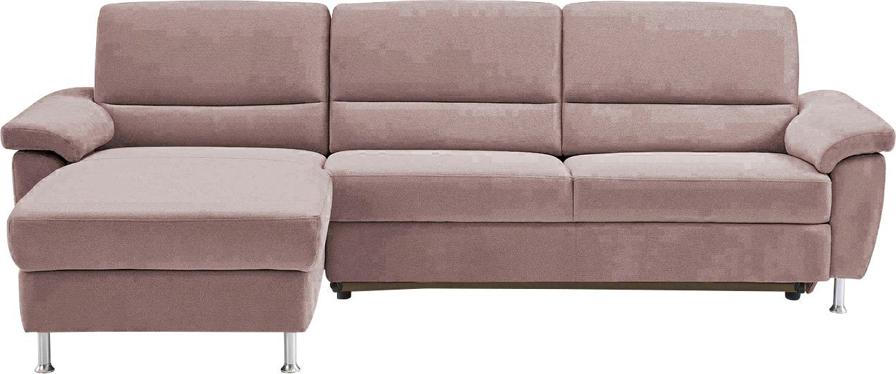 CALIZZA INTERIORS Ecksofa Onyx L-Form, Recamiere links oder rechts, wahlweise mit Bettfunktion, Breite 270 cm von CALIZZA INTERIORS