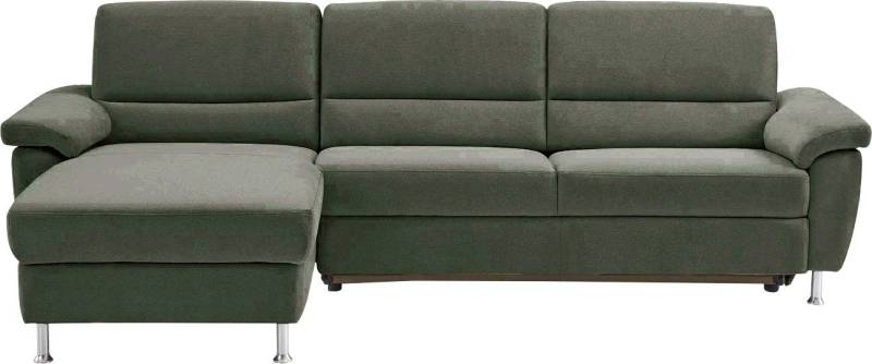 CALIZZA INTERIORS Ecksofa Onyx L-Form, Recamiere links oder rechts, wahlweise mit Bettfunktion, Breite 270 cm von CALIZZA INTERIORS