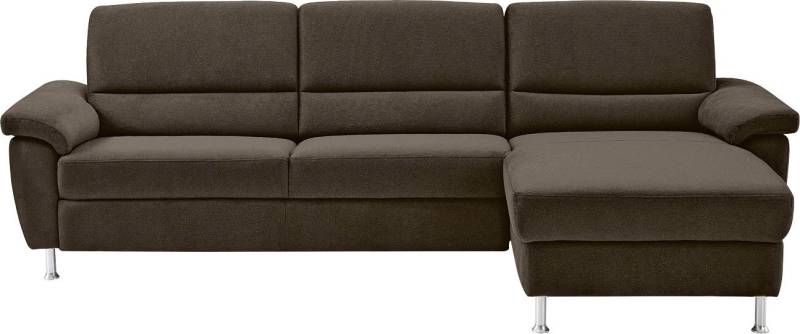 CALIZZA INTERIORS Ecksofa Onyx L-Form, Recamiere links oder rechts, wahlweise mit Bettfunktion, Breite 270 cm von CALIZZA INTERIORS