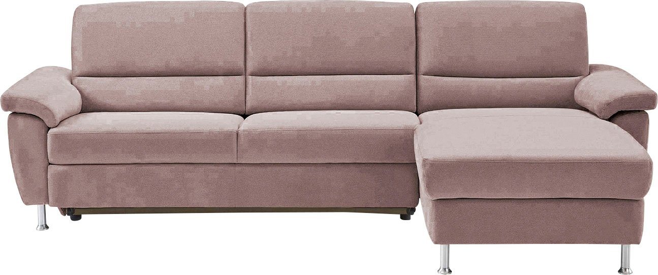 CALIZZA INTERIORS Ecksofa Onyx, Recamiere links oder rechts, wahlweise mit Bettfunktion, Breite 270 cm von CALIZZA INTERIORS