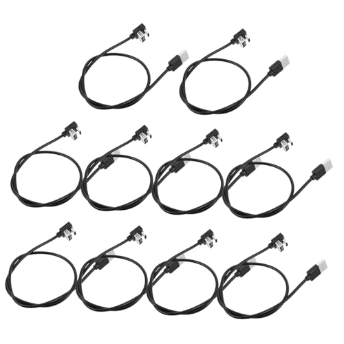 CALLARON 10 Stück Teiliges USB Verlängerungskabel für Koffer Externe und Datenübertragung Doppelseitiger Kompatibel mit Telefon Laptop Tastatur für Reisen und Gruppenurlaub von CALLARON