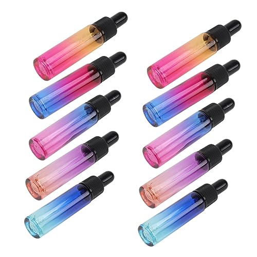 CALLARON 10 Stück Tropfflasche Ölspender wieder auffüllbar Pipettenflasche Flaschen mit ätherischen Ölen mit Tropfer Aufbewahrungsflasche für ätherische Öle Ölbehälter Glas Bunt CALLARON 10 Stück Tropfflasche Ölspender wieder auffüllbar Pipettenflasche Flaschen mit ätherischen Ölen mit Tropfer Aufbewahrungsflasche für ätherische Öle Ölbehälter Glas Bunt von CALLARON