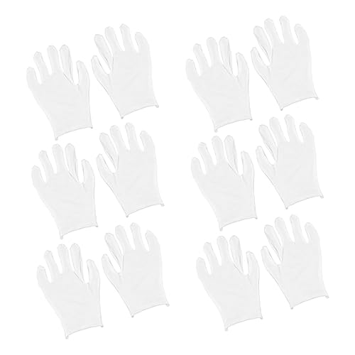 CALLARON 12 Paar Weiße Baumwollhandschuhe Arbeitshandschuhe für Gartenarbeit und Schutzhandschuhe für Schmuckprüfungen Größe Xl CALLARON 12 Paar Weiße Baumwollhandschuhe Arbeitshandschuhe für Gartenarbeit und Schutzhandschuhe für Schmuckprüfungen Größe Xl von CALLARON