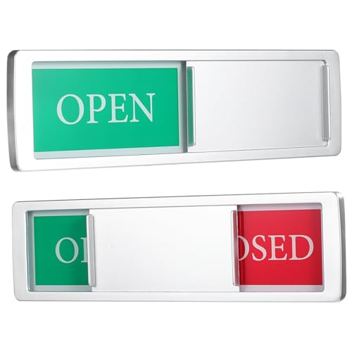 CALLARON 2 Stück Geschirrspüler Magnet Schild Offene Geschlossene Anzeige aus und Synthetischem Harz Hinweis Schild für Küche und Büro von CALLARON