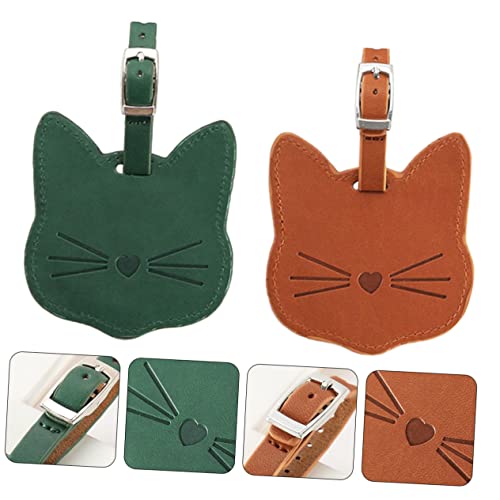 CALLARON 2 Stück PU Gepäckanhänger Reise Id Tag für Koffer und Taschen Praktische Identifikation Zufällige Farben für und Rucksäcke Zufällige Farbe CALLARON 2 Stück PU Gepäckanhänger Reise Id Tag für Koffer und Taschen Praktische Identifikation Zufällige Farben für und Rucksäcke Zufällige Farbe von CALLARON