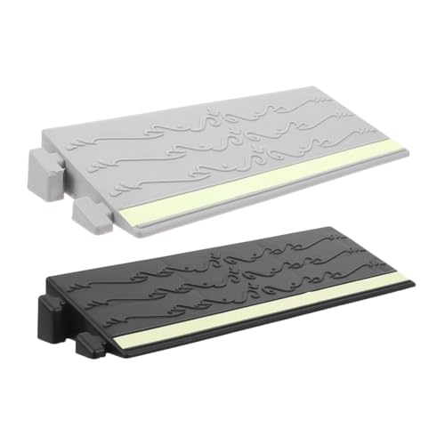 CALLARON 2 Stück Schwellenrampe für Saugroboter Türschwellenrampe Rutschfestes Design Stabile Kunststofframpe für Indoor-treppen und Geeignet Schwarz CALLARON 2 Stück Schwellenrampe für Saugroboter Türschwellenrampe Rutschfestes Design Stabile Kunststofframpe für Indoor-treppen und Geeignet Schwarz von CALLARON