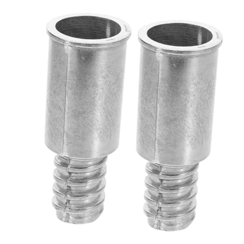 CALLARON 2 Stück Teiliges Aluminiumlegierung Gewindespitzen Robustes Gewindeende Ersatz Kompatibel mit Eisen Aluminium Edelstahl und Holzstangen Vielseitig für Heimwerker Bau und CALLARON 2 Stück Teiliges Aluminiumlegierung Gewindespitzen Robustes Gewindeende Ersatz Kompatibel mit Eisen Aluminium Edelstahl und Holzstangen Vielseitig für Heimwerker Bau und von CALLARON