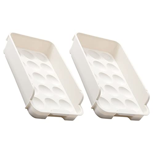 CALLARON 2st Schublade Eierkarton Teuflisches Eierfach Eier Bio Eierspender Für Kühlschrank Teuflische Eierplatte Eierständer-Display Aufbewahrung Von Eiern Container Keramik Haushalt Weiß CALLARON 2st Schublade Eierkarton Teuflisches Eierfach Eier Bio Eierspender Für Kühlschrank Teuflische Eierplatte Eierständer-Display Aufbewahrung Von Eiern Container Keramik Haushalt Weiß von CALLARON