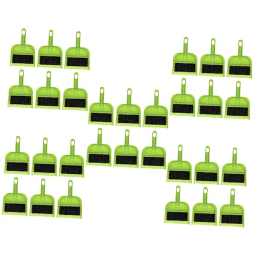 CALLARON 30 Sätze Mini Kehrblech und Handfeger Leichte Reinigungsbürsten für Haushalt Kompakt und Tragbar für Tisch Tastatur und Desktop Zufällige Farbe Zufällige Farbe von CALLARON