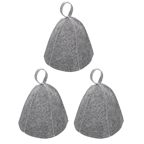 CALLARON 3stücke Filz-saunahut Verdickte Leichte Sauna- Für Damen Und Wiederverwendbar Und Saugfähig Für Sauna Und Dampfbad-erlebnisse CALLARON 3stücke Filz-saunahut Verdickte Leichte Sauna- Für Damen Und Wiederverwendbar Und Saugfähig Für Sauna Und Dampfbad-erlebnisse von CALLARON