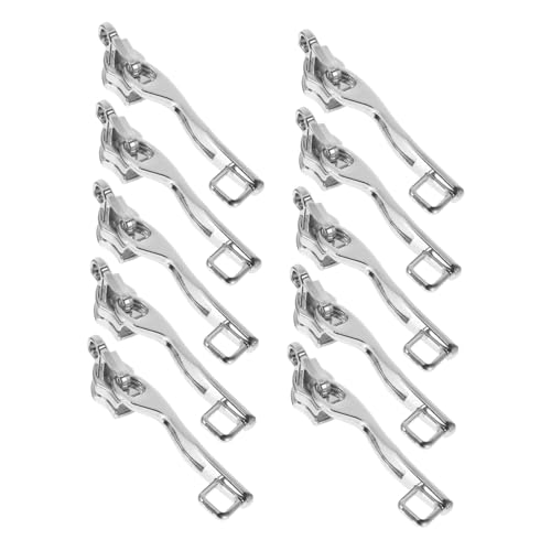 CALLARON 5 Paare Doppelter Schutz Hochfester Reißverschluss Zipper für Koffer Rucksäcke Robustes Metall Explosionsgeschützt DIY Reparatur Zubehör von CALLARON