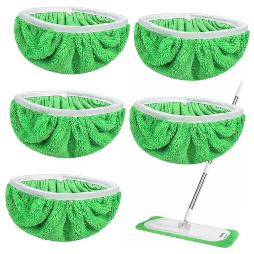 CALLARON 6Stücke Mikrofaser Mop Pads Waschbare Wischmopp Bezüge für Effektive Fusselfreies Material Kompatibel mit Verschiedenen Bodenarten von CALLARON