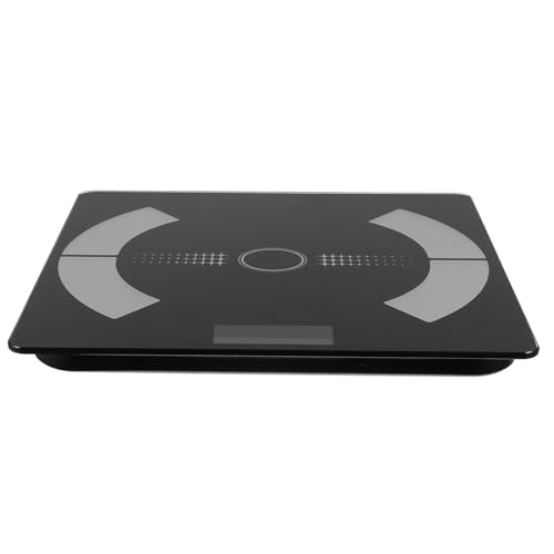 CALLARON Digitale Körperfettwaage mit USB Ladefunktion Präzise Haushaltswaage für Körpergewichtsmessung Fähig Design Schwarz für und Männer von CALLARON