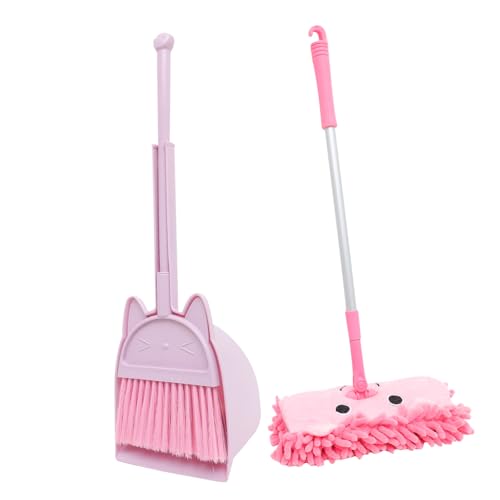 CALLARON Mini Besen und Wischmopp Set für Pädagogisches Reinigungsset mit Kehrschaufel für Kleinkinder für Zuhause und Kindergarten Fördert Hausarbeit und Eltern Junge Mädchen Aktivitäten CALLARON Mini Besen und Wischmopp Set für Pädagogisches Reinigungsset mit Kehrschaufel für Kleinkinder für Zuhause und Kindergarten Fördert Hausarbeit und Eltern Junge Mädchen Aktivitäten von CALLARON