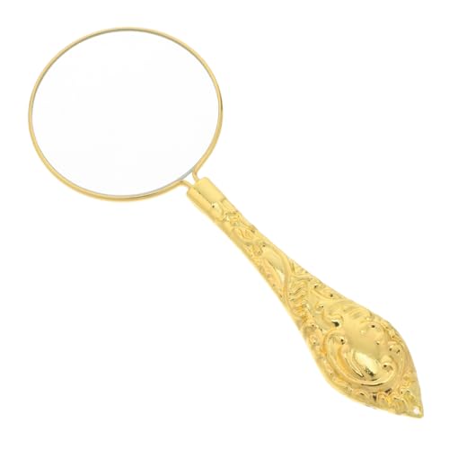 CALLARON Vintage Lupe mit Vollmetallischem Reliefverziertem Griff Hohe Vergrößerung für Schmuck und Münzen Handlich Stilvoll für Lesen Beobachtung und Inspektion CALLARON Vintage Lupe mit Vollmetallischem Reliefverziertem Griff Hohe Vergrößerung für Schmuck und Münzen Handlich Stilvoll für Lesen Beobachtung und Inspektion von CALLARON