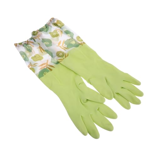 CALLARON Wiederverwendbare Wasserdichte Küchenhandschuhe Langlebig und Robust für Haushalt Garten Autopflege Komfortabel und Flexibel Grün CALLARON Wiederverwendbare Wasserdichte Küchenhandschuhe Langlebig und Robust für Haushalt Garten Autopflege Komfortabel und Flexibel Grün von CALLARON