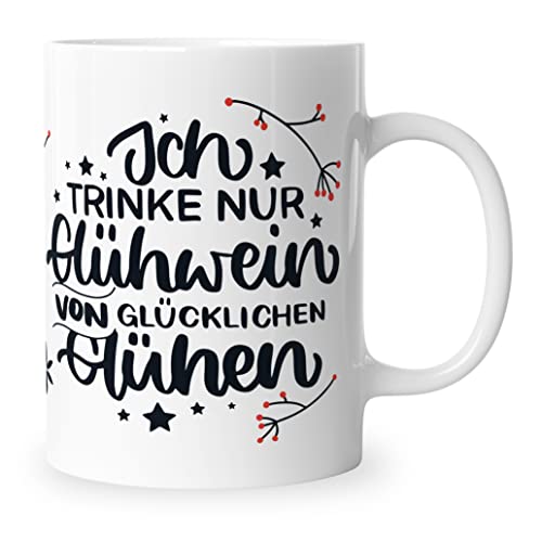 CALLUNA® – Glühweintasse mit Spruch – inkl. Glühwein-Rezepten in kleinem Booklet – hochwertige Tasse als Geschenk & für nette Abende in der Herbst- und Winterzeit – 300 ml Fassungsvermögen von CALLUNA PRODUKTE MIT HERZ