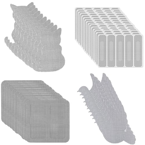 Fliegengitter Reparatur Set,60 Stück Selbstklebend Insektenschutz Fenster Reparatur,4 Verschiedene Stile Fliegengitter Reparatur Klebeband, für Reparatur Von Fliegengittern Und Moskitonetzen (weiß) Fliegengitter Reparatur Set,60 Stück Selbstklebend Insektenschutz Fenster Reparatur,4 Verschiedene Stile Fliegengitter Reparatur Klebeband, für Reparatur Von Fliegengittern Und Moskitonetzen (weiß) von CALLYSONIC
