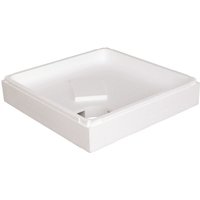 Calmwaters® - Modern Soft - Duschwannenträger aus Styropor in Weiß für Acryl-Duschwannen in 80 x 80 x 6,5 cm - 03AX2909 von CALMWATERS