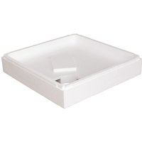 Calmwaters® - Modern Soft - Kleiner Duschwannenträger aus Styropor für eckige Acryl-Duschwannen in 90 x 90 x 6,5 cm - 03AX2910 von CALMWATERS