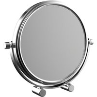Calmwaters Reisespiegel, 5/1-fach Vergrößerung, chrom, rund, zweiseitige Spiegelfläche, Kristallglas, Metallhalterung, Ø 126 mm, 80BS6259 Calmwaters Reisespiegel, 5/1-fach Vergrößerung, chrom, rund, zweiseitige Spiegelfläche, Kristallglas, Metallhalterung, Ø 126 mm, 80BS6259 von CALMWATERS