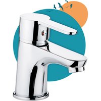 Calmwaters Wasserhahn Bad, Waschtischarmatur mit Zugstange, Armatur Badezimmer für Waschbecken, Mischbatterie mit Ablaufgarnitur, Badarmatur, Calmwaters Wasserhahn Bad, Waschtischarmatur mit Zugstange, Armatur Badezimmer für Waschbecken, Mischbatterie mit Ablaufgarnitur, Badarmatur, von CALMWATERS