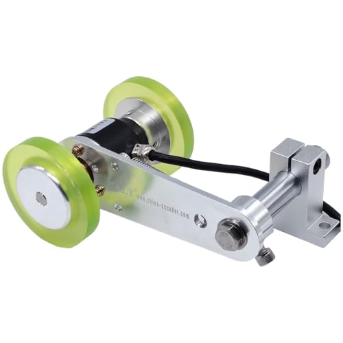 CALT GHW38T 8 mm Dreh-Achsen-Encoder Räder Länge Positionsmessung mit 2 200 mm Messrädern und Federhalterung (Line-Treiber Ausgabe, 1000 Impulse) von CALT