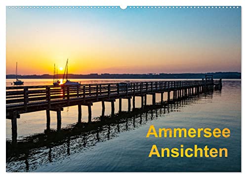 Ammersee-Ansichten (Wandkalender 2026 DIN A2 quer), CALVENDO Monatskalender: Der Ammersee - ein Magnet für Urlauber, Wassersportler und Naturliebhaber (CALVENDO Orte) von CALVENDO