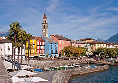 CALVENDO Ascona, Poster DIN A2 quer, Bilder, Kunstdruck, Wandbild, Wanddeko, Prints ohne Rahmen von CALVENDO