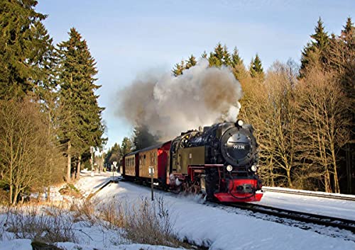CALVENDO Poster 84,1 x 59,4 cm Querformat Brockenbahn bei Drei Annen Hohne, Poster DIN A1 quer| Bilder, Kunstdruck, Wandbild, Wanddeko, Prints ohne Rahmen CALVENDO Poster 84,1 x 59,4 cm Querformat Brockenbahn bei Drei Annen Hohne, Poster DIN A1 quer| Bilder, Kunstdruck, Wandbild, Wanddeko, Prints ohne Rahmen von CALVENDO