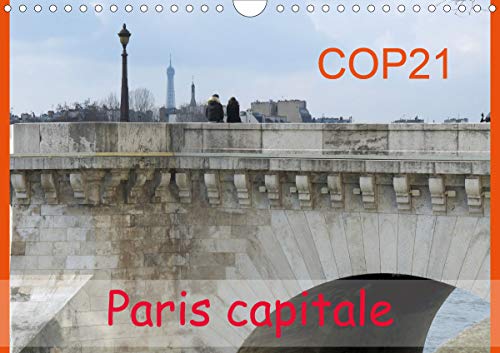 COP21 Paris capitale (Calendrier mural 2020 DIN A4 horizontal): Pour la conférence du climat à Paris, la COP21, la photographe Capella présente la ... ... la tour Eiffel sous influence climatique. von CALVENDO