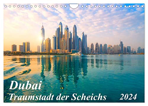 Dubai - Traumstadt der Scheichs (Wandkalender 2024 DIN A4 quer), CALVENDO Monatskalender: Die Stadt der Superlative in der Wüste (CALVENDO Orte) von CALVENDO