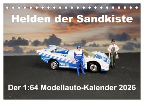 Helden der Sandkiste (Tischkalender 2026 DIN A5 quer), CALVENDO Monatskalender: Helden der Sandkiste – Der 1:64 Modellauto-Kalender (CALVENDO Mobilitaet) von CALVENDO