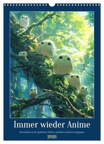 Immer wieder Anime (Wandkalender 2026 DIN A3 hoch), CALVENDO Monatskalender: Faszination, Mystik und der Zauber des Zeichentrick (CALVENDO Natur) von CALVENDO