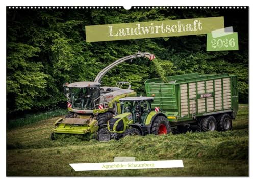 Landwirtschaft 2026 (Wandkalender 2026 DIN A2 quer), CALVENDO Monatskalender: Landwirtschaft von der Saat bis zur Ernte (CALVENDO Technologie) von CALVENDO
