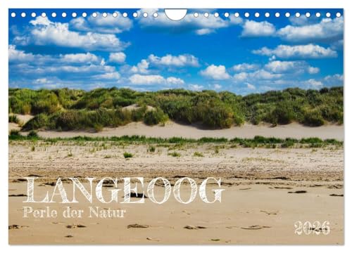 Langeoog - Perle der Natur (Wandkalender 2026 DIN A4 quer), CALVENDO Monatskalender von CALVENDO
