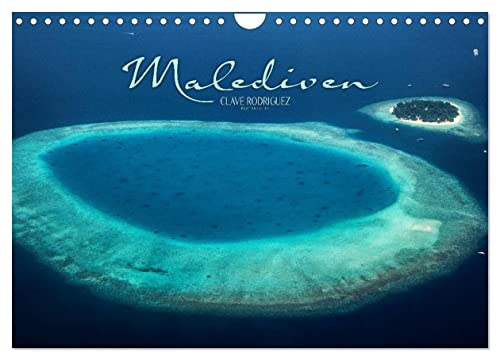 Malediven – Das Paradies im Indischen Ozean III (Wandkalender 2024 DIN A4 quer), CALVENDO Monatskalender: Die Malediven ist ein Paradies im Indischen ... Strand und Palmen. (CALVENDO Orte) von CALVENDO