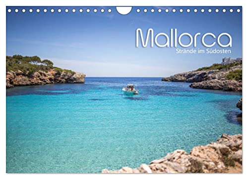 Mallorca - Strände im Südosten (Wandkalender 2026 DIN A4 quer), CALVENDO Monatskalender: Strände und Buchten im Südosten von Mallorca (CALVENDO Orte) von CALVENDO