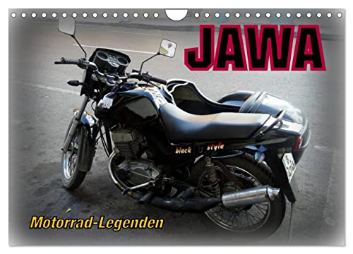 Motorrad-Legenden: JAWA (Wandkalender 2026 DIN A4 quer), CALVENDO Monatskalender: Motorräder der tschechischen Traditionsmarke JAWA auf Kuba (CALVENDO Mobilitaet) von CALVENDO
