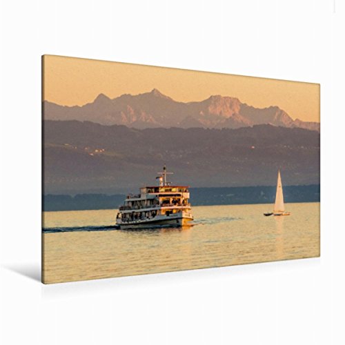 Premium Textil-Leinwand 120 x 80 cm Quer-Format Obersee, Alpen | Wandbild, HD-Bild auf Keilrahmen, Fertigbild auf hochwertigem Vlies, Leinwanddruck von Sven Jaenecke von CALVENDO