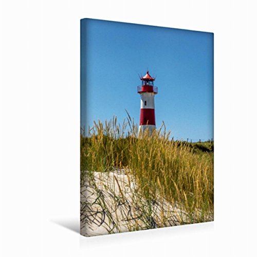Premium Textil-Leinwand 30 x 45 cm Hoch-Format Leuchtturm | Wandbild, HD-Bild auf Keilrahmen, Fertigbild auf hochwertigem Vlies, Leinwanddruck von Andrea Dreegmeyer von CALVENDO