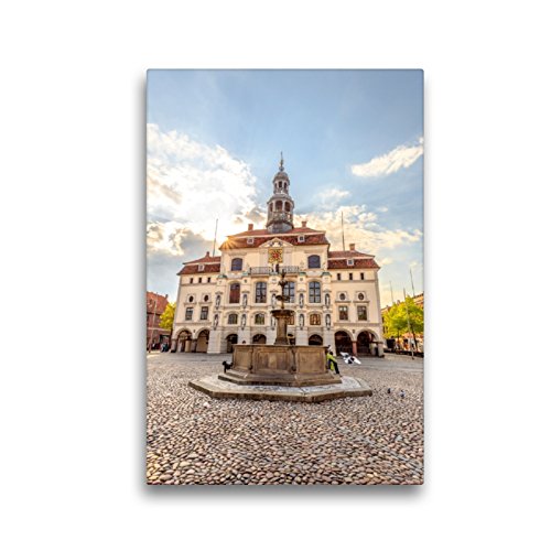 Premium Textil-Leinwand 30 x 45 cm Hoch-Format Lüneburger Rathaus | Wandbild, HD-Bild auf Keilrahmen, Fertigbild auf hochwertigem Vlies, Leinwanddruck von Alexander Steinhof von CALVENDO