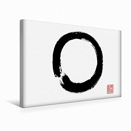 Premium Textil-Leinwand 45 x 30 cm Quer-Format Enso | Wandbild, HD-Bild auf Keilrahmen, Fertigbild auf hochwertigem Vlies, Leinwanddruck von Jitka Krause von CALVENDO