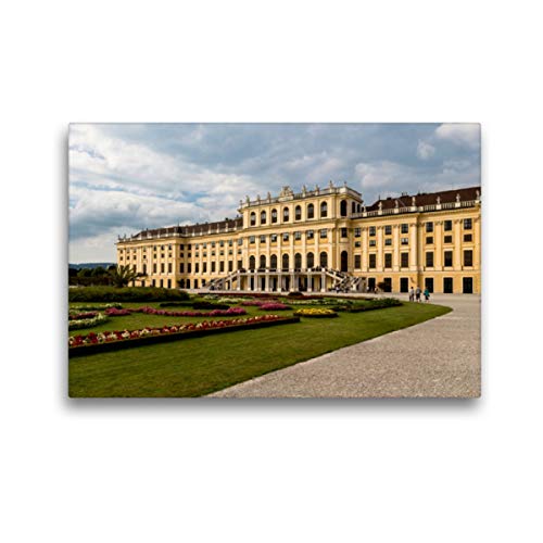 Premium Textil-Leinwand 45 x 30 cm Quer-Format Schloss Schönbrunn in Wien, Leinwanddruck von Marlen Rasche von CALVENDO