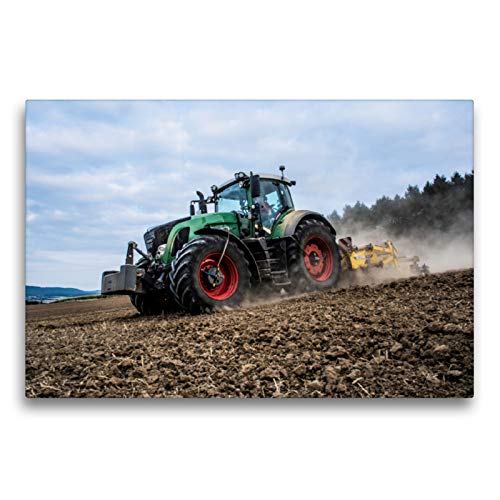 Premium Textil-Leinwand 75 x 50 cm Quer-Format Landwirtschaft - Von der Saat bis zur Ernte | Wandbild, HD-Bild auf Keilrahmen, Fertigbild auf hochwertigem Vlies, Leinwanddruck von Simon Witt von CALVENDO