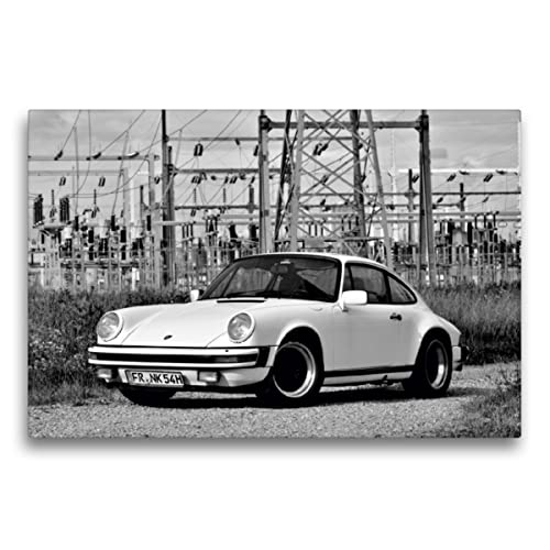 Premium Textil-Leinwand 75 x 50 cm Quer-Format Porsche 911 SC | Wandbild, HD-Bild auf Keilrahmen, Fertigbild auf hochwertigem Vlies, Leinwanddruck von Ingo Laue von CALVENDO