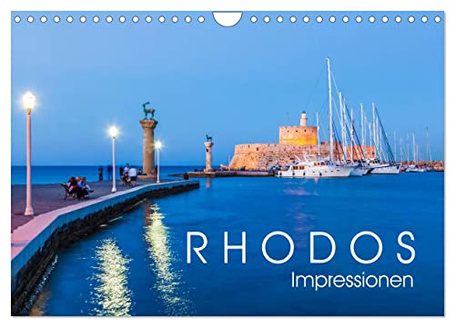 RHODOS Impressionen (Wandkalender 2026 DIN A4 quer), CALVENDO Monatskalender: 13 faszinierende Aufnahmen der Insel Rhodos. (CALVENDO Orte) von CALVENDO